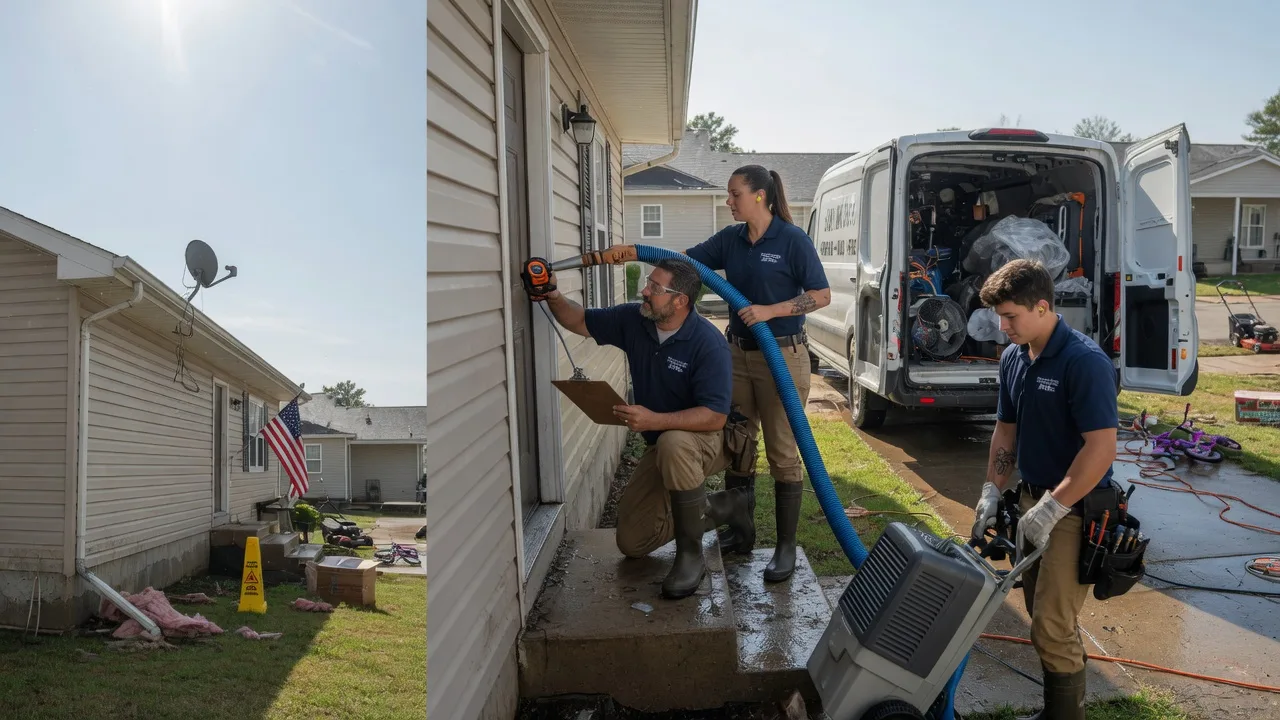 Ceiling Water Damage Restoration in Wellsville, PA near me